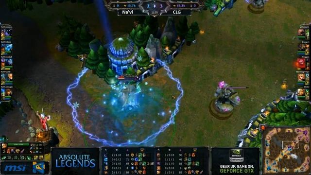 MSI Nvidia Trophy Qualifier Final between Na'Vi and CLG.eu Game 1 смотреть онлайн