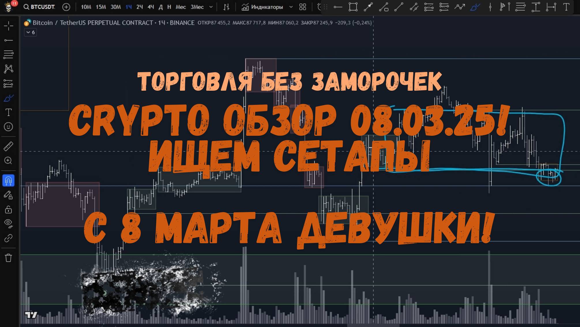 CRYPTO Обзор на 08.03.25 - ПОЗДРАВЛЯЮ ДЕВУШЕК С 8 МАРТА! смотреть онлайн