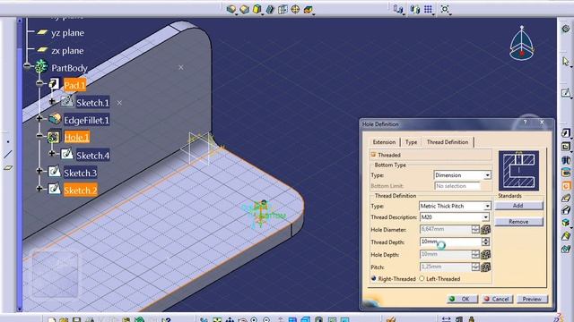 CATIA V5 32 User Pattern Exercícios смотреть онлайн