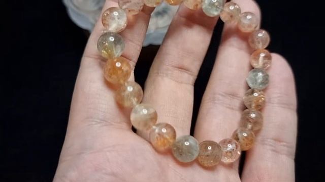 Gelang Batu Auralite Sunstone Arusha Tanzania Quartz 5A 8.6mm F760 смотреть онлайн