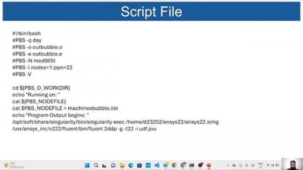 Running Ansys fluent with udf files in HPC cluster of iit mandi