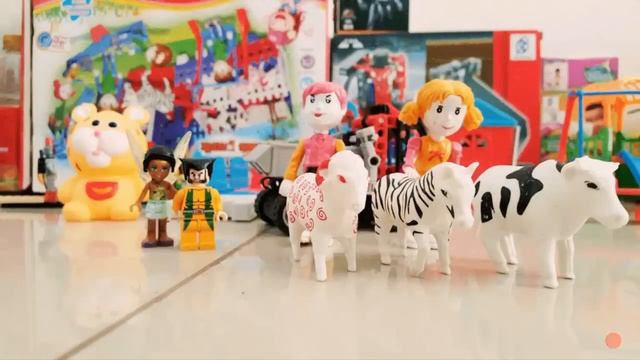 INTELLIGENCE BLOCK PARK ❤ KIDS PLAY TOYS WITH ANIMAL, ROBOT, ZOO ,LEGO смотреть онлайн