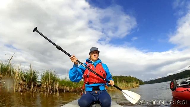 SUP iSup paddeln Staffelsee Tour 2 „Große Birke" mit JP Australia | Gumotex Seawave смотреть онлайн