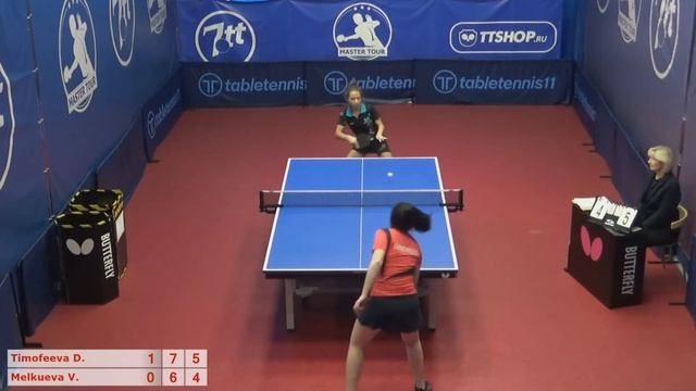 Настольный теннис матч 101020 8 13:10 Тимофеева Дарина Мелкуева Вероника смотреть онлайн