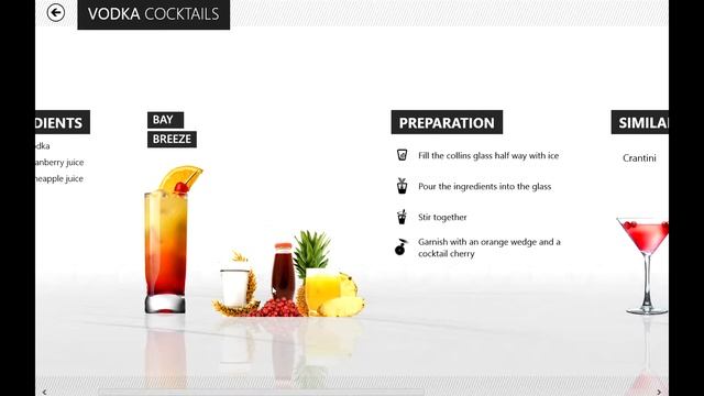 Videotutorial y análisis de la aplicación de Windows 8 "Cocktail Flow" en Español HD смотреть онлайн