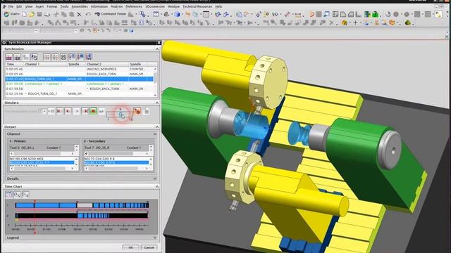 Turning 2 channels NX CAM смотреть онлайн