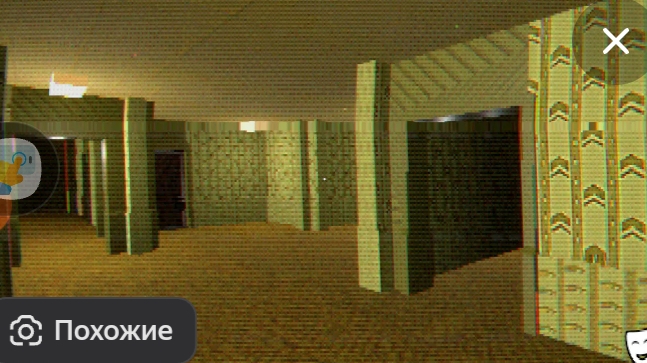 играю в Back Rooms в Майнкрафте