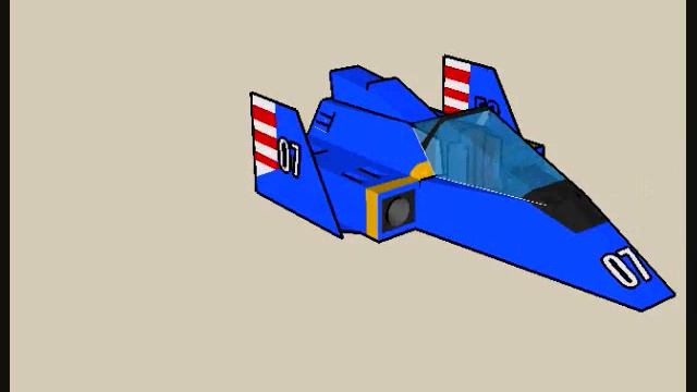 F-Zero - Blue Falcon remade on Sketchup (More accurate) смотреть онлайн