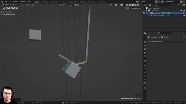 How to Setup Leg IK Rigging (Blender Tutorial) смотреть онлайн