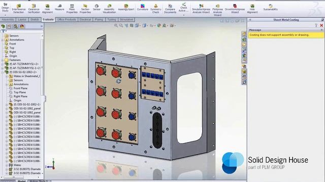 SolidWorks Costing смотреть онлайн