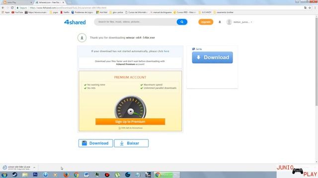Como Baixar E Instalar Winrar 2017 Versões 32 E 64 Bits Para Pc Windows.