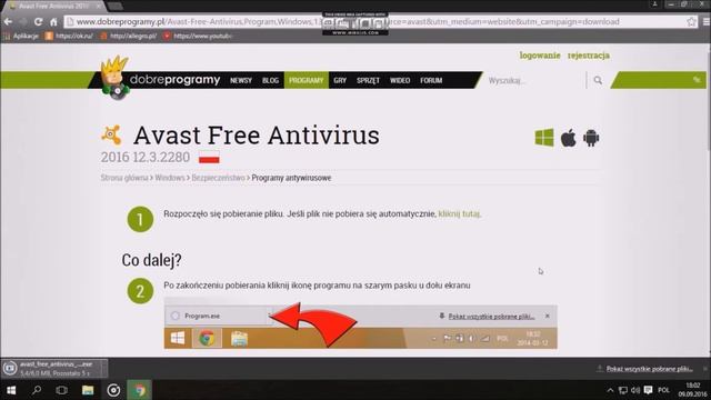 Skąd Pobrać Avast Free AntiVirus / Poradnik #3 смотреть онлайн