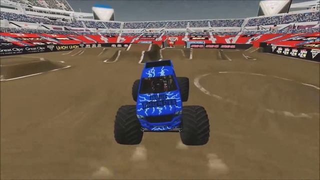 BeamNG Monster Jam Freestyle Commentary #425 (GraveDigger35) смотреть онлайн