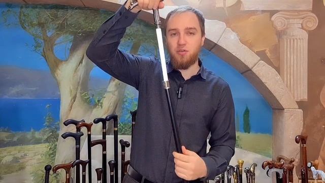 Универсальная трость с клинком | Трость "Констанция Silver" смотреть онлайн