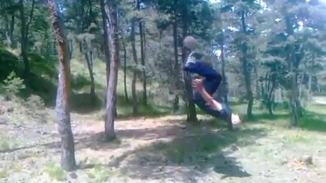 Сальто назад в исполнении Гаджимурада