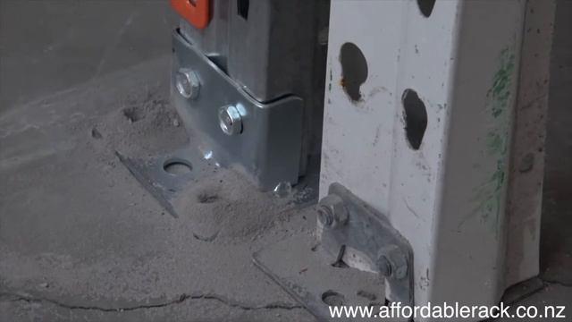 How to dynabolt the pallet racking into the concrete floor смотреть онлайн