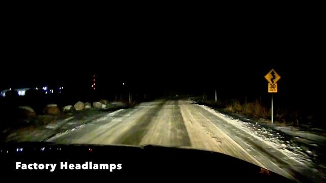 LED Conversion Headlights vs. OE Halogen's. смотреть онлайн