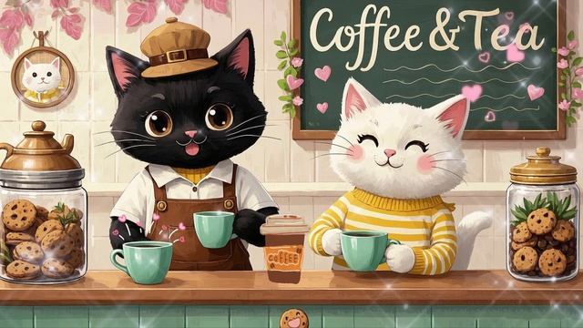 Кошачье кафе ☕ 1 час лофай музыки для отдыха 🐾【Милый лофай микс】🎧 [Музыка без рекламы] смотреть онлайн