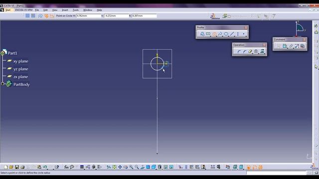 How to use Rib Command in CATIA V5 ? смотреть онлайн