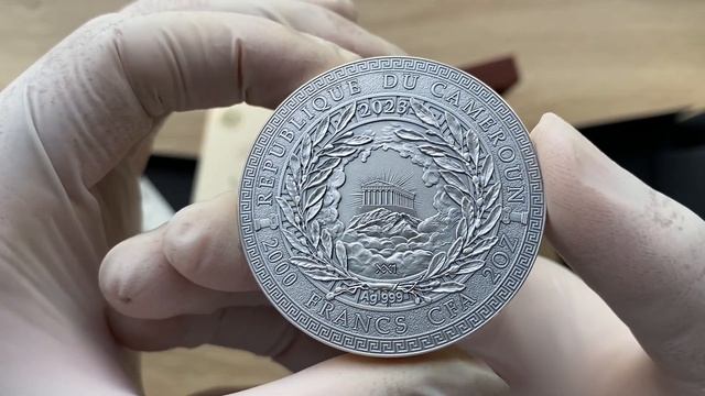MEDUSA The Great Greek Mythology 2 oz Antique finish Silver Coin 2023 смотреть онлайн