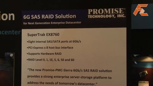 Promise FastTrak - 6G SAS RAID Solution SuperTrak EX8760 смотреть онлайн