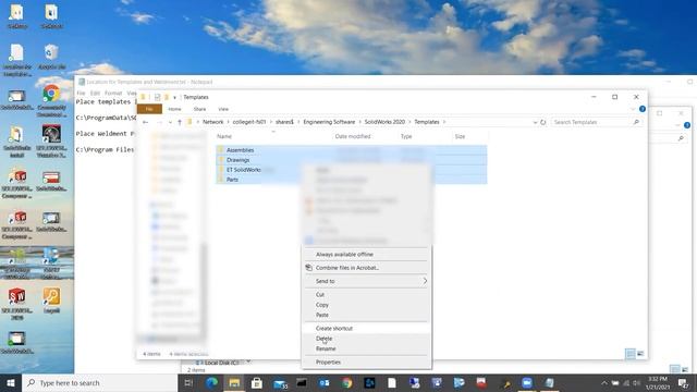NMSU SolidWorks 2020 Templates and Weldment Profiles смотреть онлайн