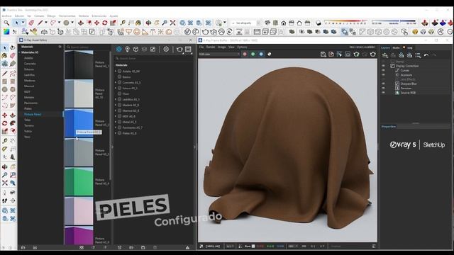 Materiales PBR GRATIS para tus RENDERS | SketchUp & Vray 5 смотреть онлайн