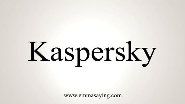 How To Say Kaspersky смотреть онлайн