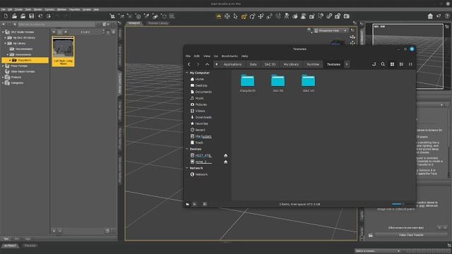 DAZ Studio & Diffeomorphic running in Linux смотреть онлайн