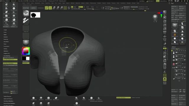 Stylized Girl Quick Sculpt in Zbrush and Blender - Timelapse смотреть онлайн
