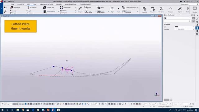 New Lofted Plate in Tekla Structures 2019i смотреть онлайн