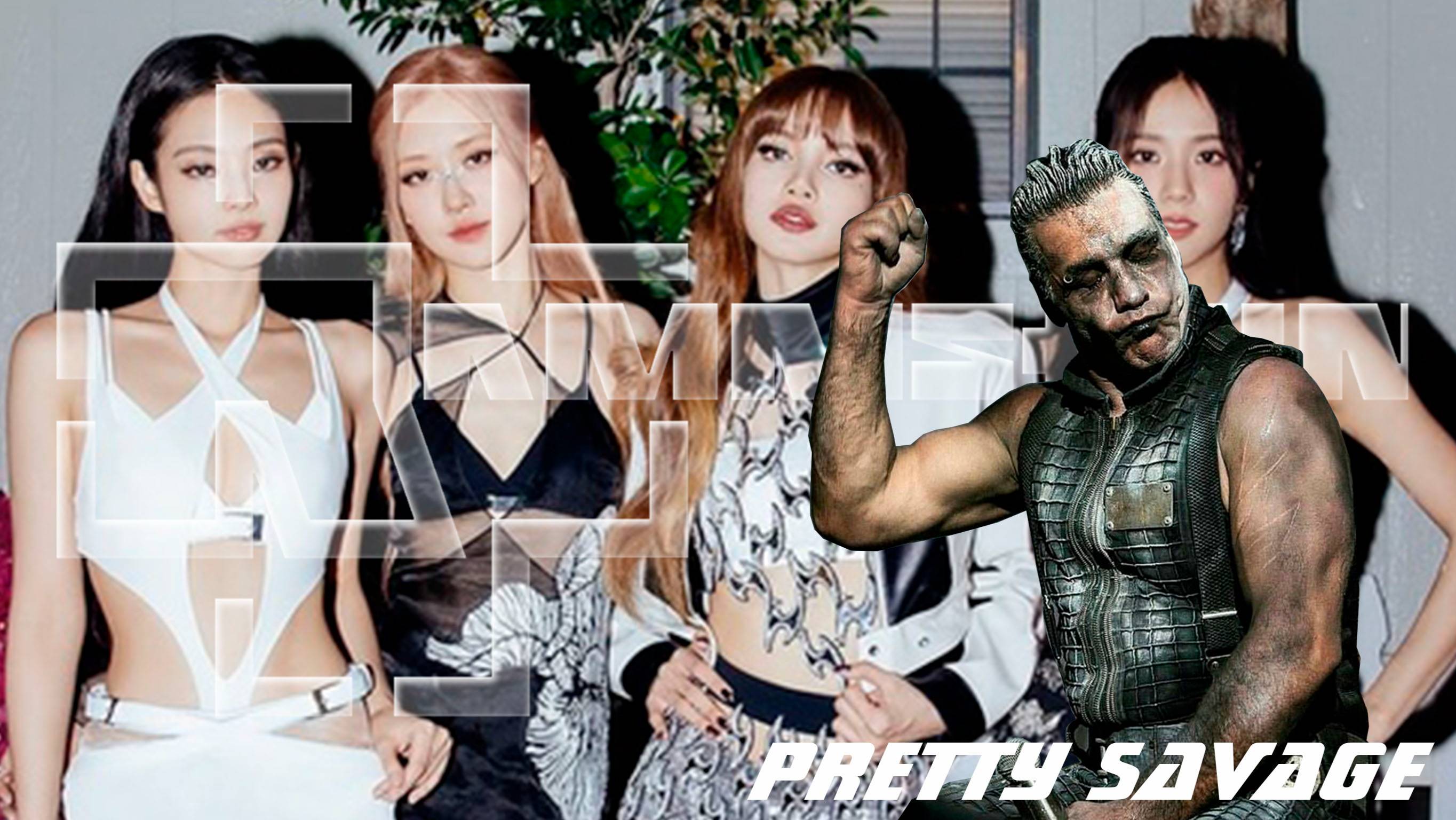 Blackpink -`pretty savage` or Rammstein -`Sonne` #rammstein #blackpink #rock #mashup