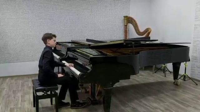 И. С. Бах. ХТК 2 том. Прелюдия и фуга ре минор. Логинов Максим смотреть онлайн