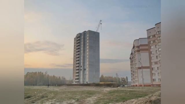 Ход строительства многоэтажного жилого дома. смотреть онлайн