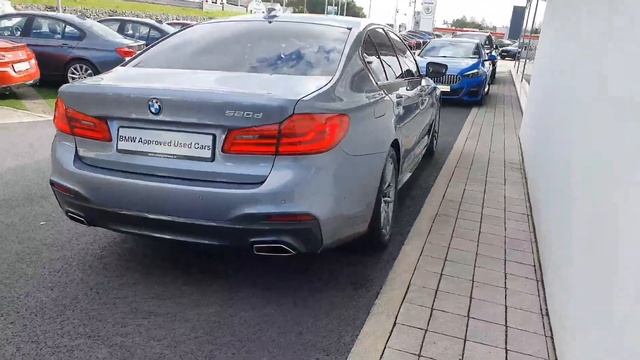 2019 BMW 5 Series 520d M Sport смотреть онлайн