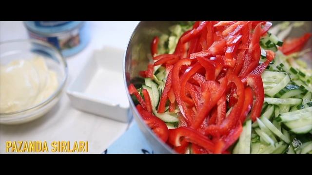 Tuna baliq'Ii salat - туна балиқли салати (Super mazzali va oson) смотреть онлайн