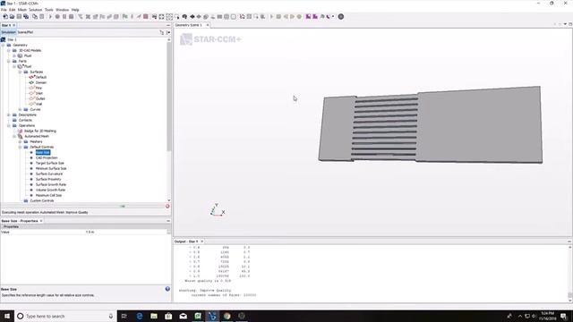 Tutorial: Modelling the flow between straight 2D fins to optimize heat transfer using Star CCM+ смотреть онлайн