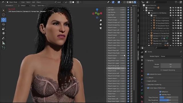 diffeomorphic daz to blender on eevee смотреть онлайн