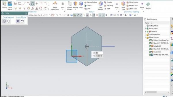 NX 10.0 tutorial  for beginners || How to create a bolt in nx 10.0