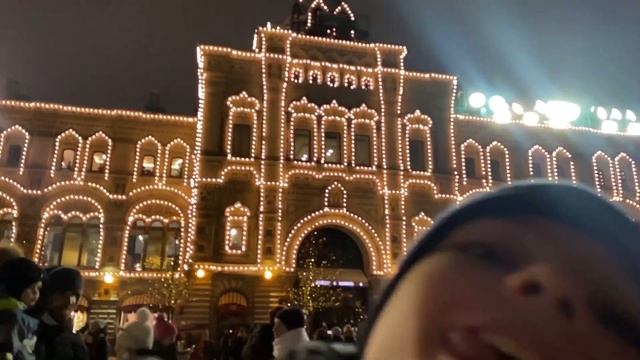 Новый год в Москве. Красная Площадь. ЦУМ. смотреть онлайн