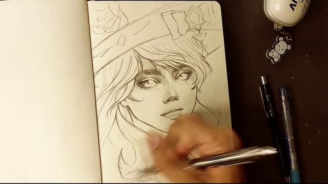 Face Drawing Process Tutorial / Navia (English Voice-over) смотреть онлайн