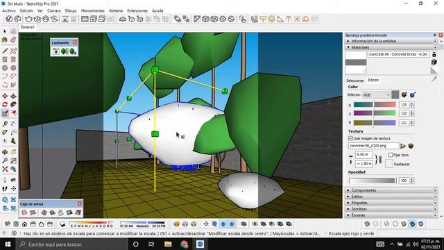 19 | Sketchup + V-ray 5 | SKATTER | LAUBWERK | CHAOS COSMOS смотреть онлайн