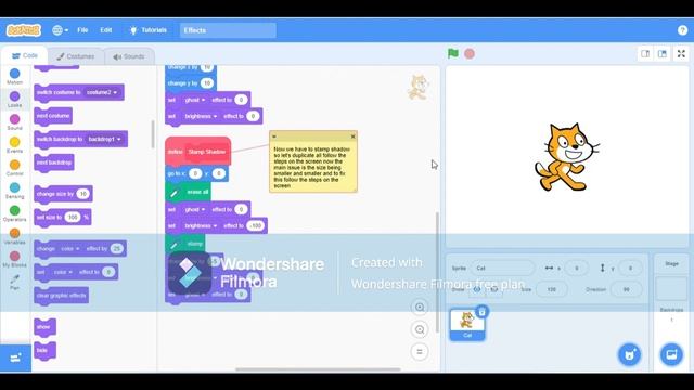 How to add special effects in Scratch? смотреть онлайн