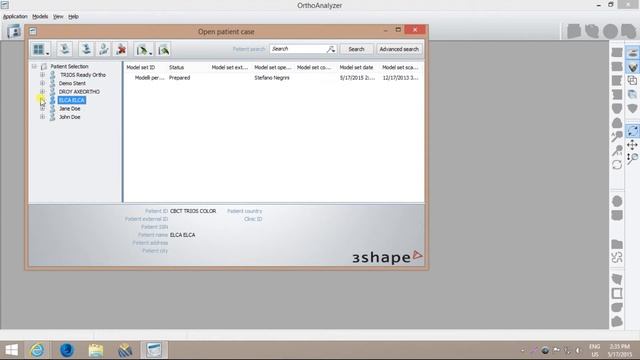 Ortho File Importing (3sz) In 3Shape Ortho Analyzer 2013