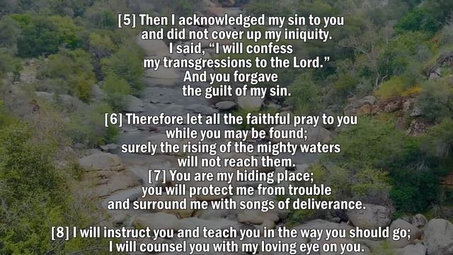 Book of Psalms | Chapter 32 (NIV)| Reflection for the season of Lent | Read by: Mark Son смотреть онлайн