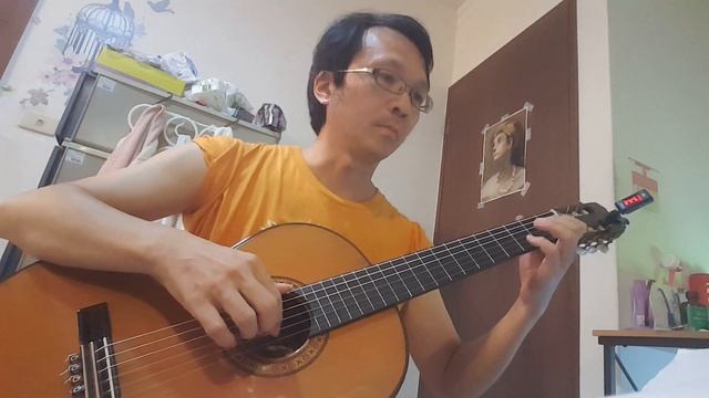 《在銀色的月光下》/新疆塔塔爾族民謠/俄羅斯民歌(Над серебряной рекой )/guitar Cover