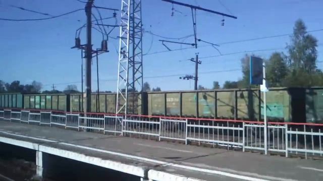 От Струнино до Сергиев - Посад + видеообзор поезда смотреть онлайн