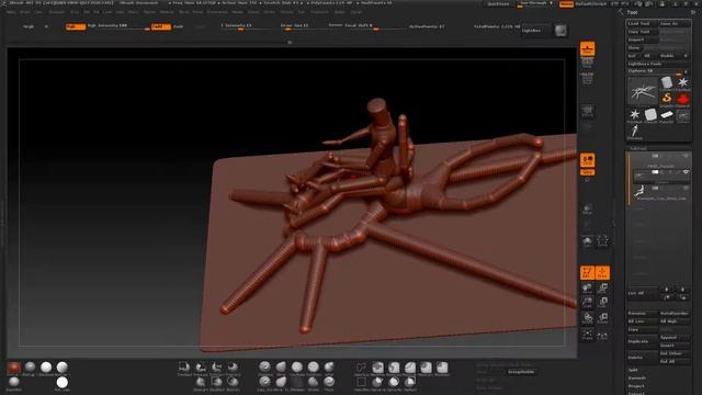 ZBrush - Spider Bike - Tag 1: Entwurf Teil 1 смотреть онлайн