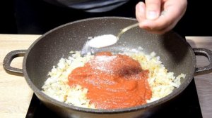 Макароны с сосисками в томатном соусе!