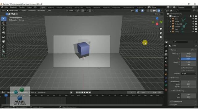 Blender 3.0 #42 Video/Bilder speichern / rendern смотреть онлайн